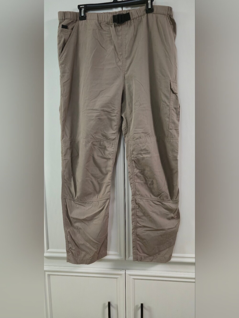 Womens Large Beige The North Face Cargo Pants - Casual Utility Style